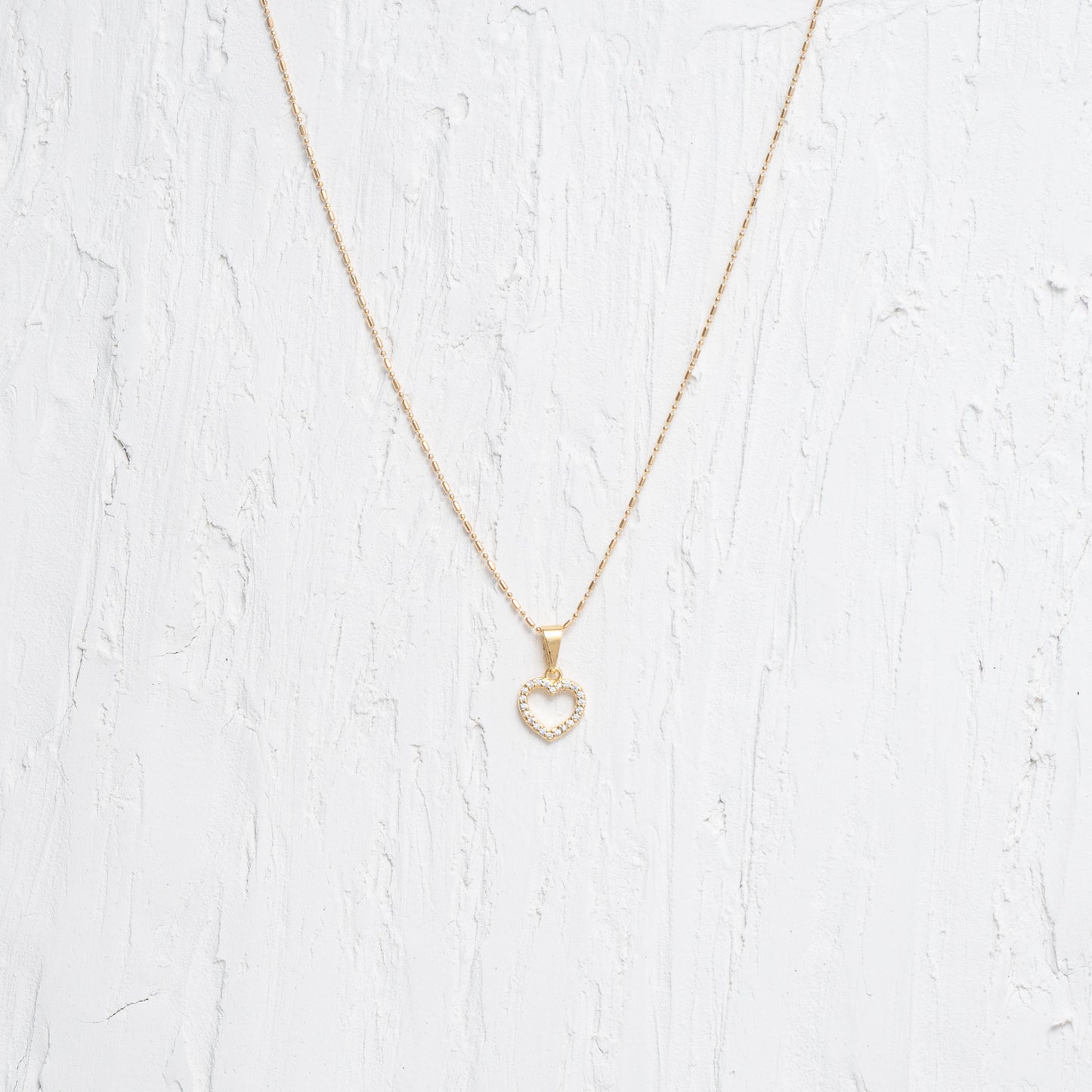 Dainty Heart Charm Necklace