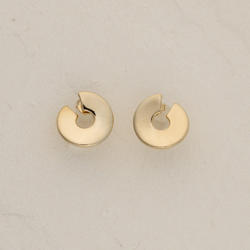 Half Circle Minimalist Earrings