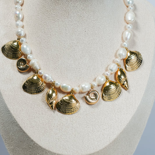 Seashell Charm Necklace